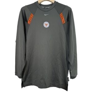 Vintage Nike Texas Longhorns Warm Up Shirt Mens S Team Elite Center Swoosh